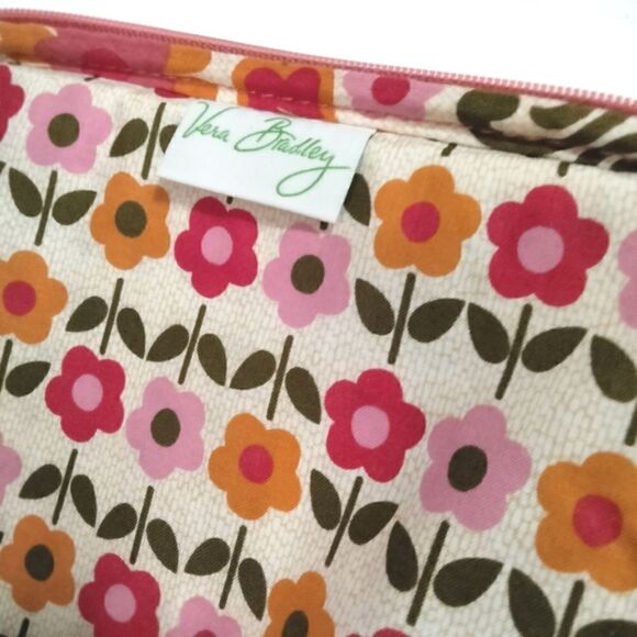 Vera Bradley Tech Case Tablet E Reader Folkloric Zippered Pink Orange - Picture 6 of 9